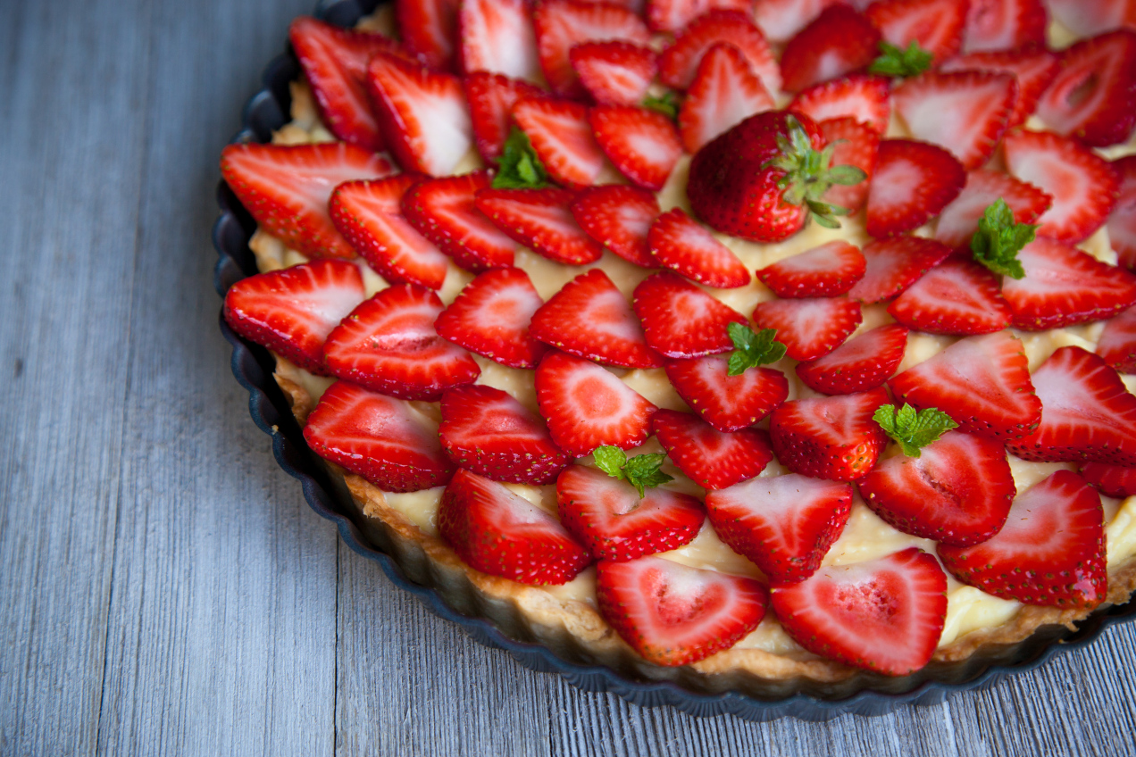 Tarta z truskawkami jak z najlepszej cukierni...