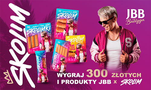Wygraj 300 złotych i produkty JBB x SKOLIM